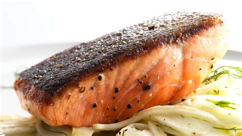 pan-roasted-salmon-with-fennel-salad-recipe-bon-apptit image