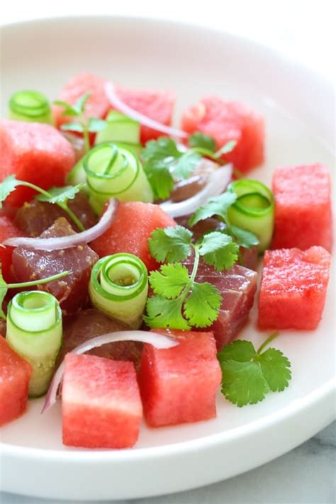 ahi-tuna-watermelon-salad-skinnytaste image