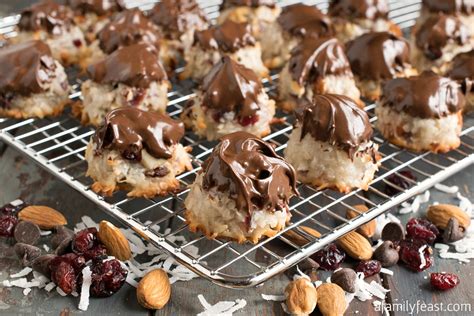 cranberry-almond-coconut-macaroons-a-family-feast image