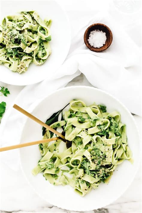 vegan-green-goddess-pasta-blissful-basil image
