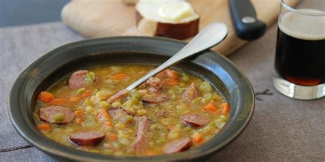 andrew-zimmern-cooks-kielbasa-split-pea-soup image