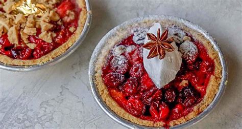 cranberry-almond-tart-recipe-how-to-make-cranberry image