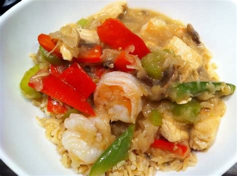 chicken-and-shrimp-vegetable-stir-fry image