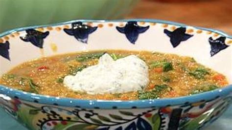chili-red-lentil-soup-recipe-rachael-ray-show image
