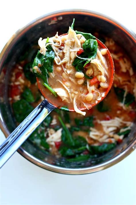 instant-pot-chicken-white-bean-spinach-soup image