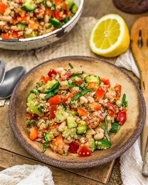 lemon-basil-quinoa-salad-monkey-and-me-kitchen image