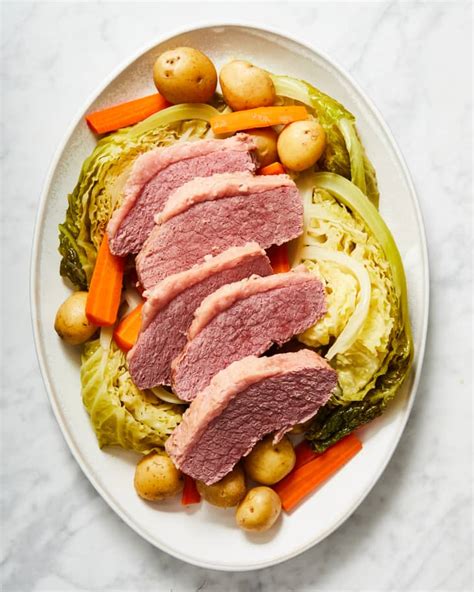 corned-beef-and-cabbage-recipe-stovetop-irish-kitchn image