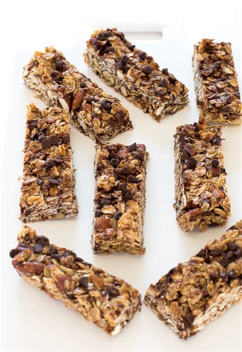 chewy-granola-bar-recipe-no-bake-healthy-chef image