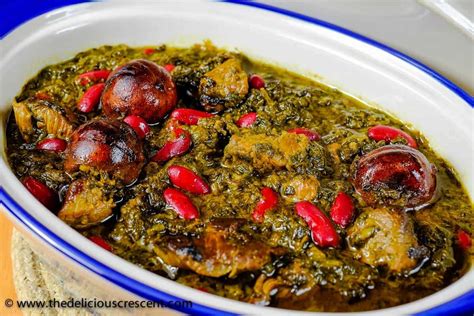 ghormeh-sabzi-persian-herb-stew-the-delicious image