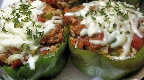 cheesy-meaty-stuffed-bell-peppers-recipe-family image
