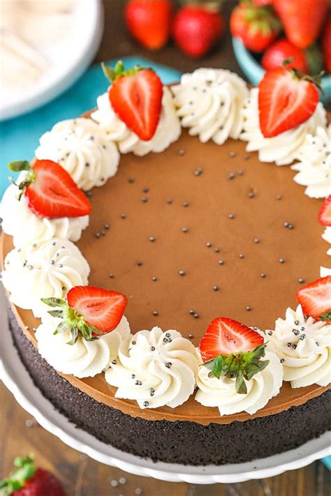 easy-no-bake-chocolate-cheesecake-recipe-life-love image