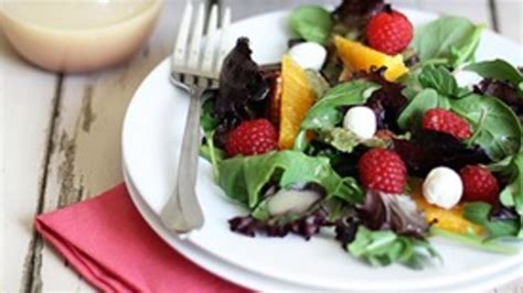 spring-mix-salad-with-raspberries image