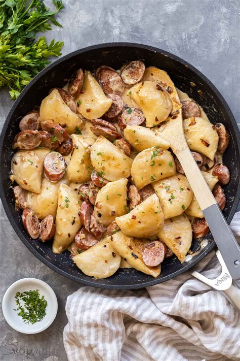 perogies-and-sausage-skillet-the-recipe-rebel image