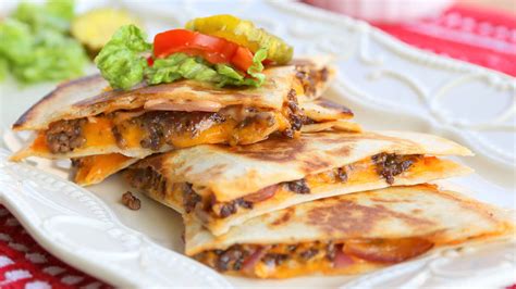 mexi-cheeseburger-quesadillas-recipe-tablespooncom image