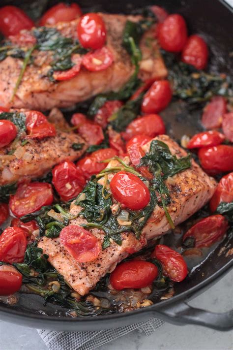 salmon-with-tomatoes-and-spinach-cooked-by-julie image