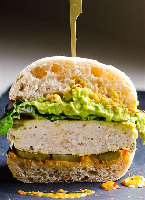 healthy-ground-chicken-burgers-ifoodrealcom image