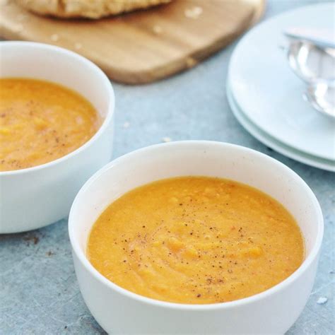 sweet-potato-and-red-lentil-soup-vegan-easy-peasy image