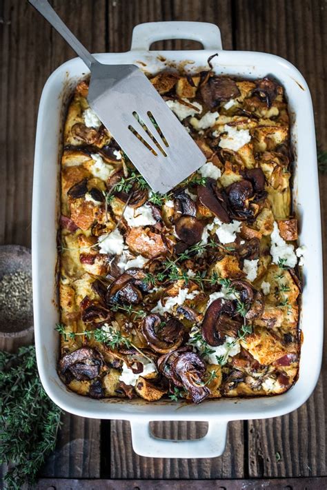 breakfast-strata-with-mushrooms-caramelized-onions image