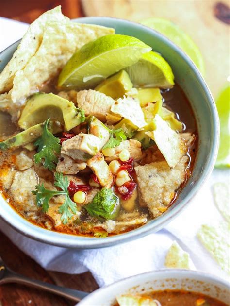spicy-mexican-chipotle-lime-chicken-soup-cookies image