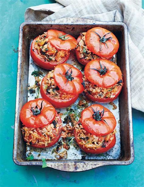 greek-rice-stuffed-tomatoes-sainsburys-magazine image