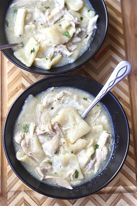 easy-homemade-chicken-and-dumplings-in-30-minutes image