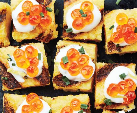 hot-apps-grilled-polenta-squares-with-chive-cream image