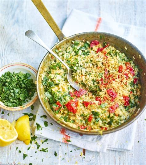 herb-and-lemon-risotto-with-parma-ham-crumbs image
