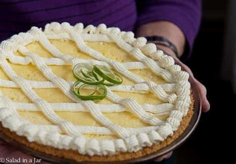 baked-key-lime-pie-and-how-to-squeeze-a-lime-the image