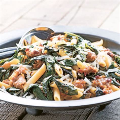 penne-with-chard-and-sausage-williams-sonoma image