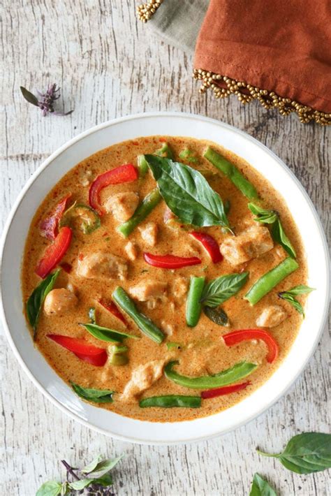 instant-pot-thai-panang-curry-with-chicken-paint-the-kitchen-red image