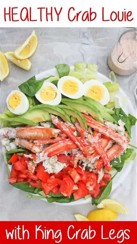 crab-louie-salad-with-king-crab-healthy-crab-recipe-perfect image
