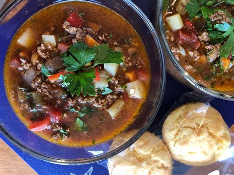 hearty-hamburger-and-vegetable-soup image