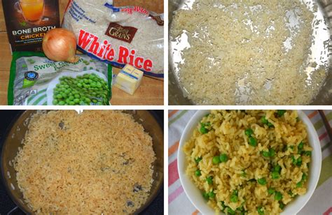 easy-rice-pilaf-with-peas-recipe-these-old-cookbooks image