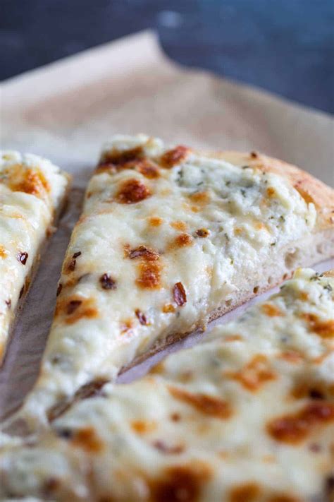 white-pizza-recipe-with-ricotta-mozzarella-and-parmesan image