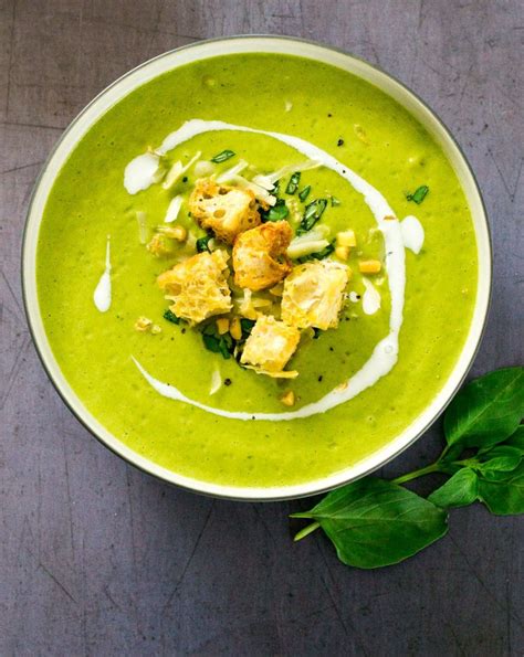 roasted-courgette-soup-with-peas-basil-the-veg image
