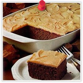 chocolate-cake-with-caramel-frosting-crisco image