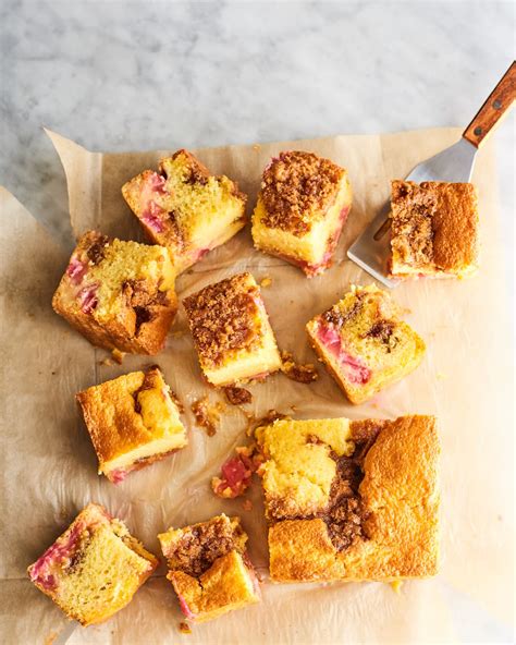easy-rhubarb-coffee-cake-recipe-kitchn image