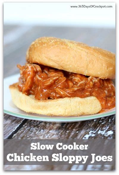 slow-cooker-chicken-sloppy-joes-easy-slow-cooker image