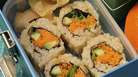 vegetable-sushi-rolls-for-all-ages-recipe-food-network-uk image