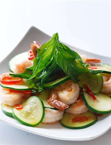 shrimp-and-zucchini-stir-fry-with-crispy-basil image