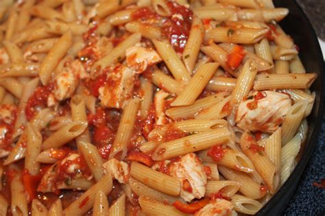 tomato-and-basil-chicken-pasta-recipe-a-delicious image