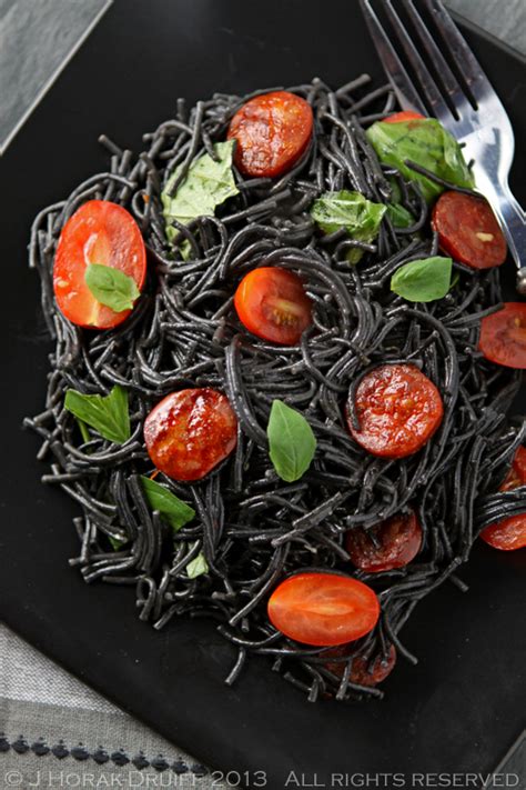 black-squid-ink-pasta-with-chorizo-basil-and-a image