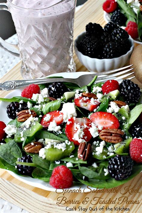 spinach-salad-with-kiwi-berries-and-toasted-pecans image