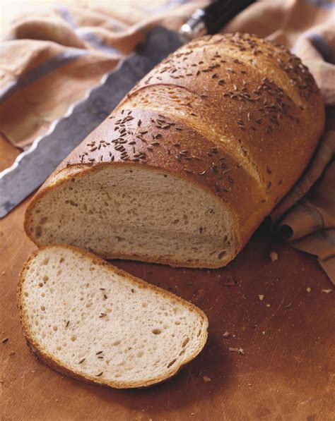 light-rye-bread-with-caraway-seeds image