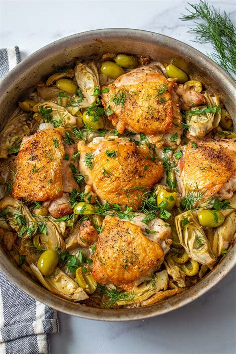 braised-chicken-thighs-with-fennel-artichoke-and-olives image