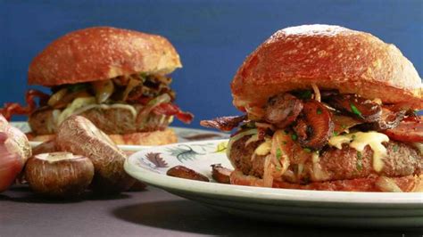beef-burgundy-burger-recipe-rachael-ray-show image