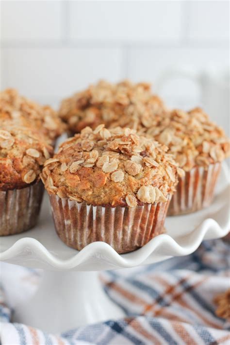 easy-and-delicious-banana-oatmeal-muffins-baking image