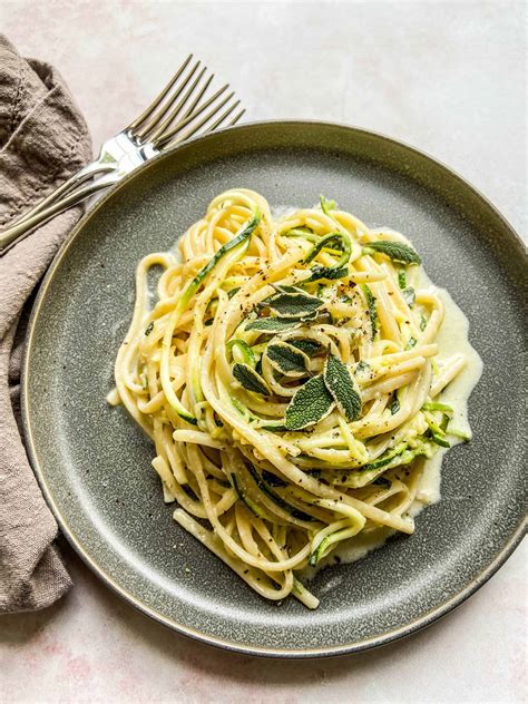 creamy-zucchini-pasta-with-lemon-this-healthy-table image