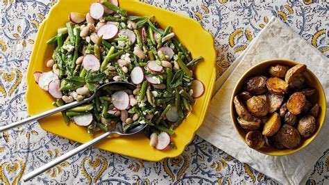asparagus-and-white-bean-salad-with-feta-and-lemon image