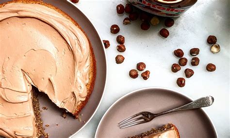 flourless-hazelnut-cake-with-nutella-whipped-cream image